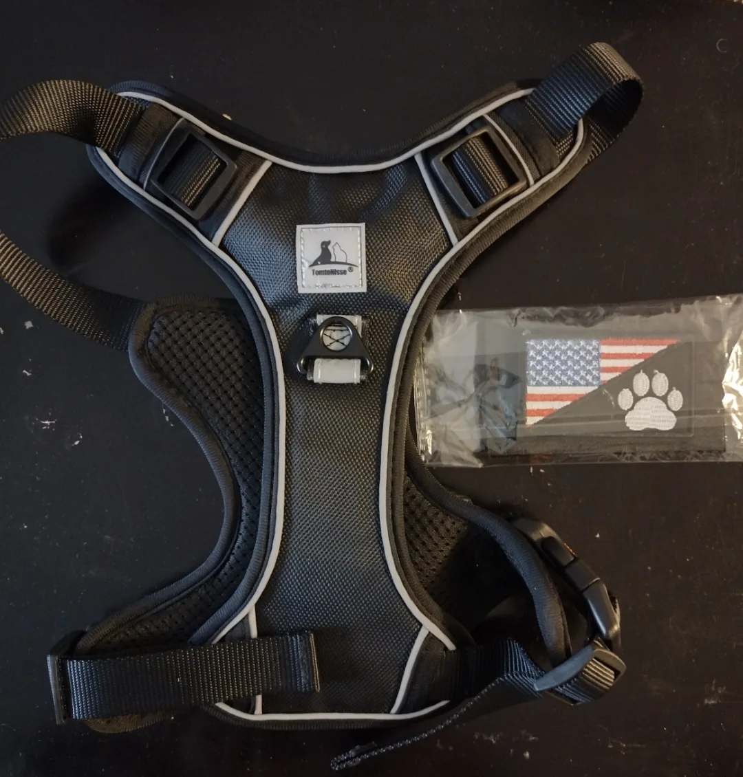 Tactical Dog Harness - Service Dog Patches 🧡 image indicator(2)