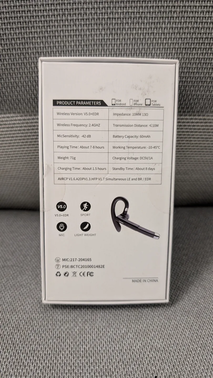 YYK-520 Bluetooth Headset image indicator(2)