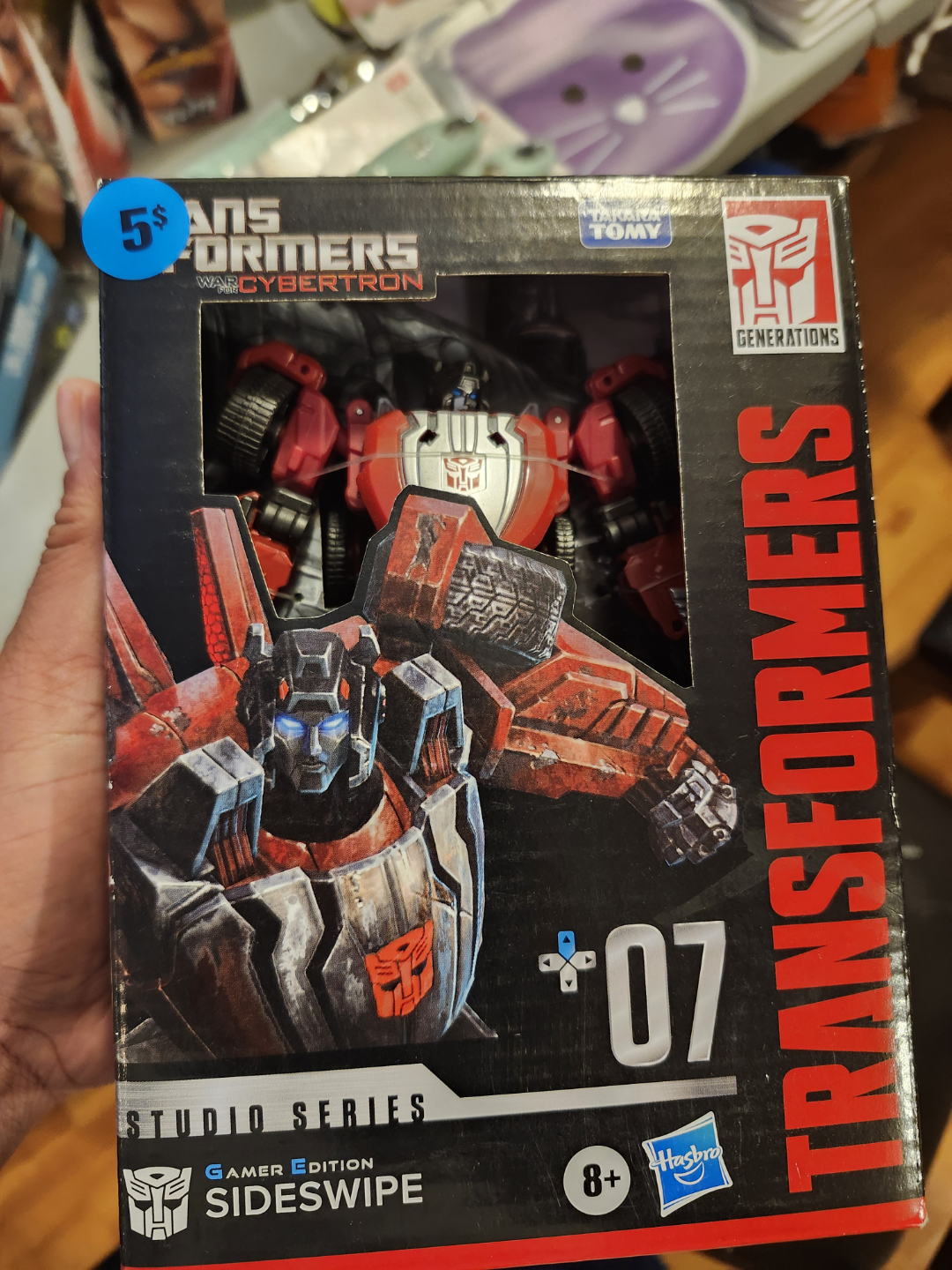 Transformers Studio Series Gamer Edition Sideswipe #07