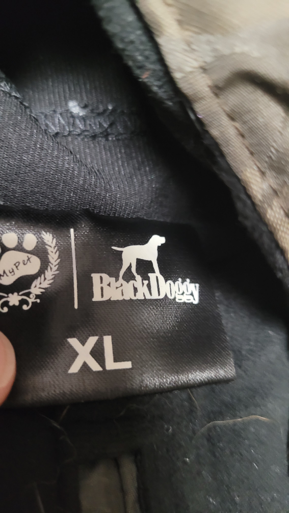 BlackDoggy Dog Coat - Size XL - Camo - photo 4