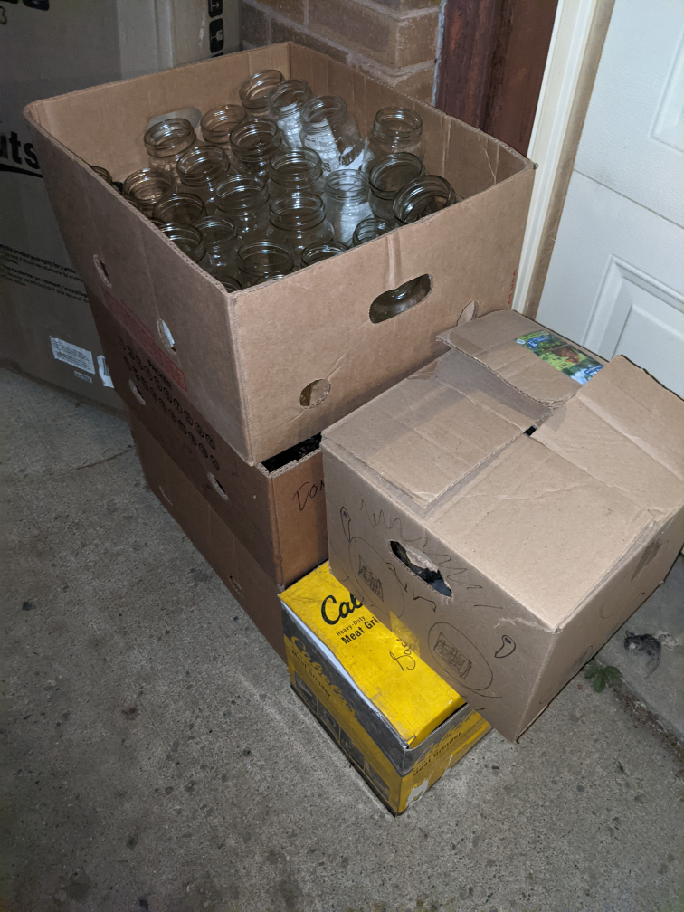 Bulk Lot of Glass canning Jars - photo 5