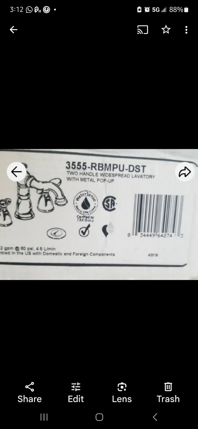 Delta two handles faucet. - photo 3