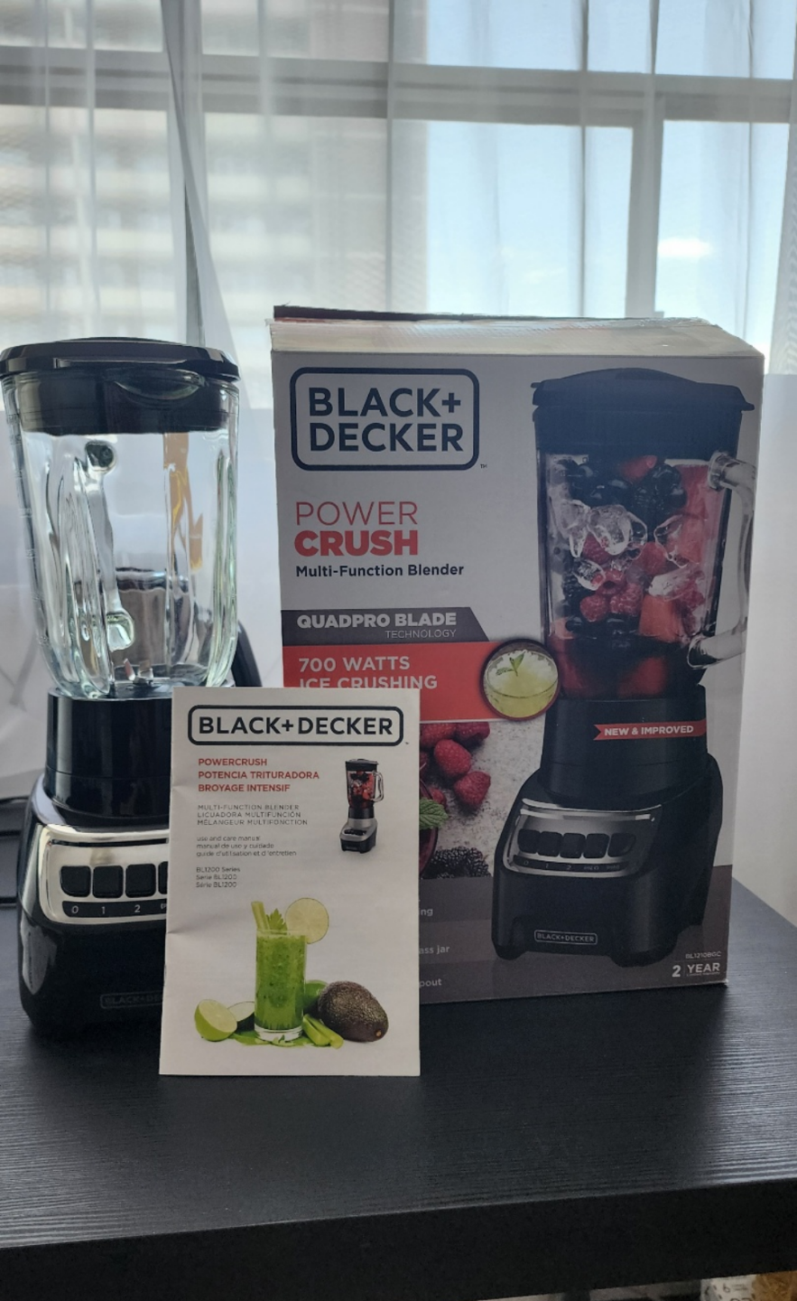 Black+Decker Power Crush Multi-Function Blender - 700 Watts