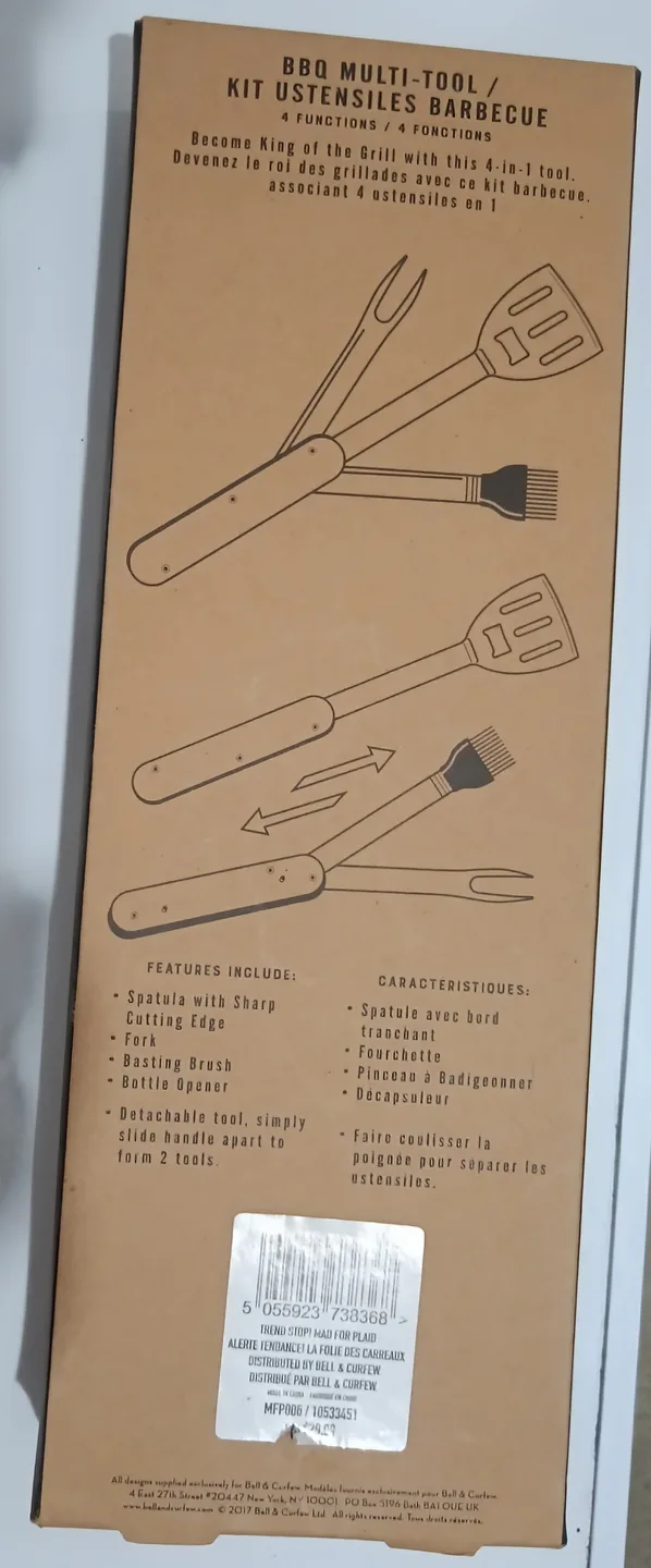 BBQ Multi-Tool Kit - 4-in-1 Utensils image indicator(2)