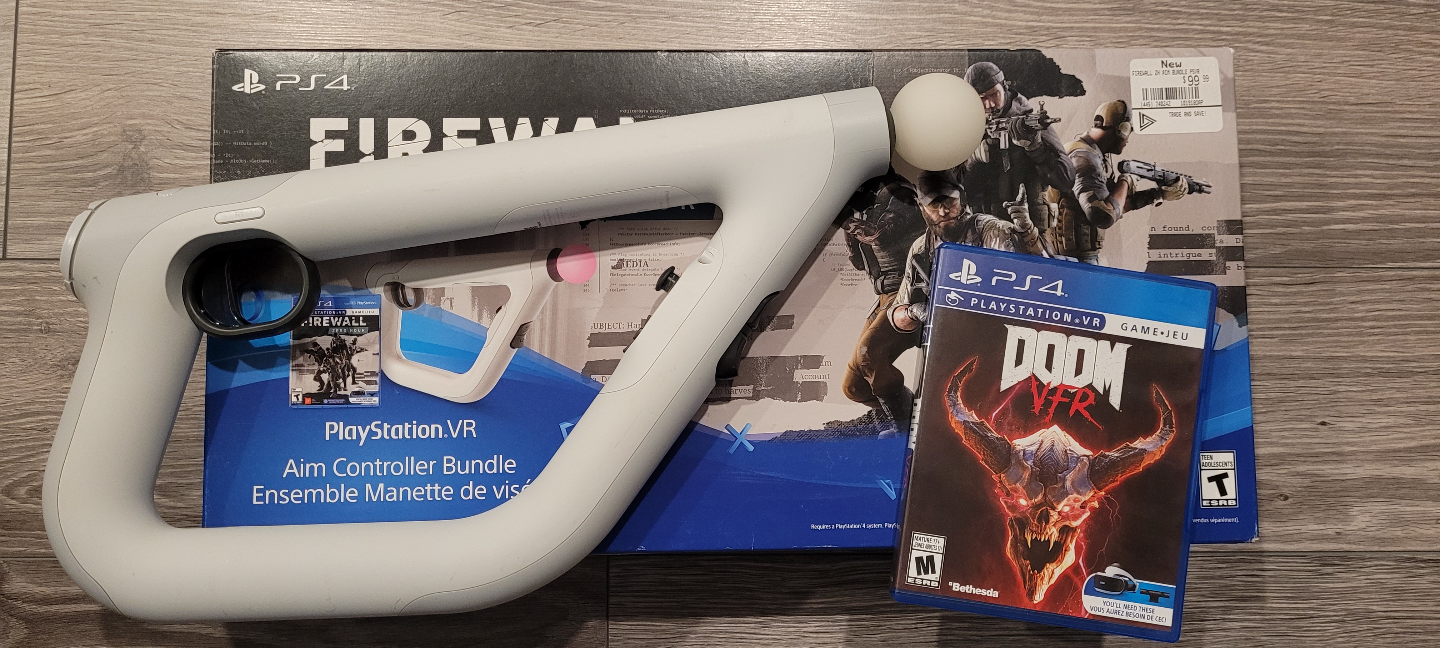 PlayStation VR Aim Controller Bundle with Doom VFR
