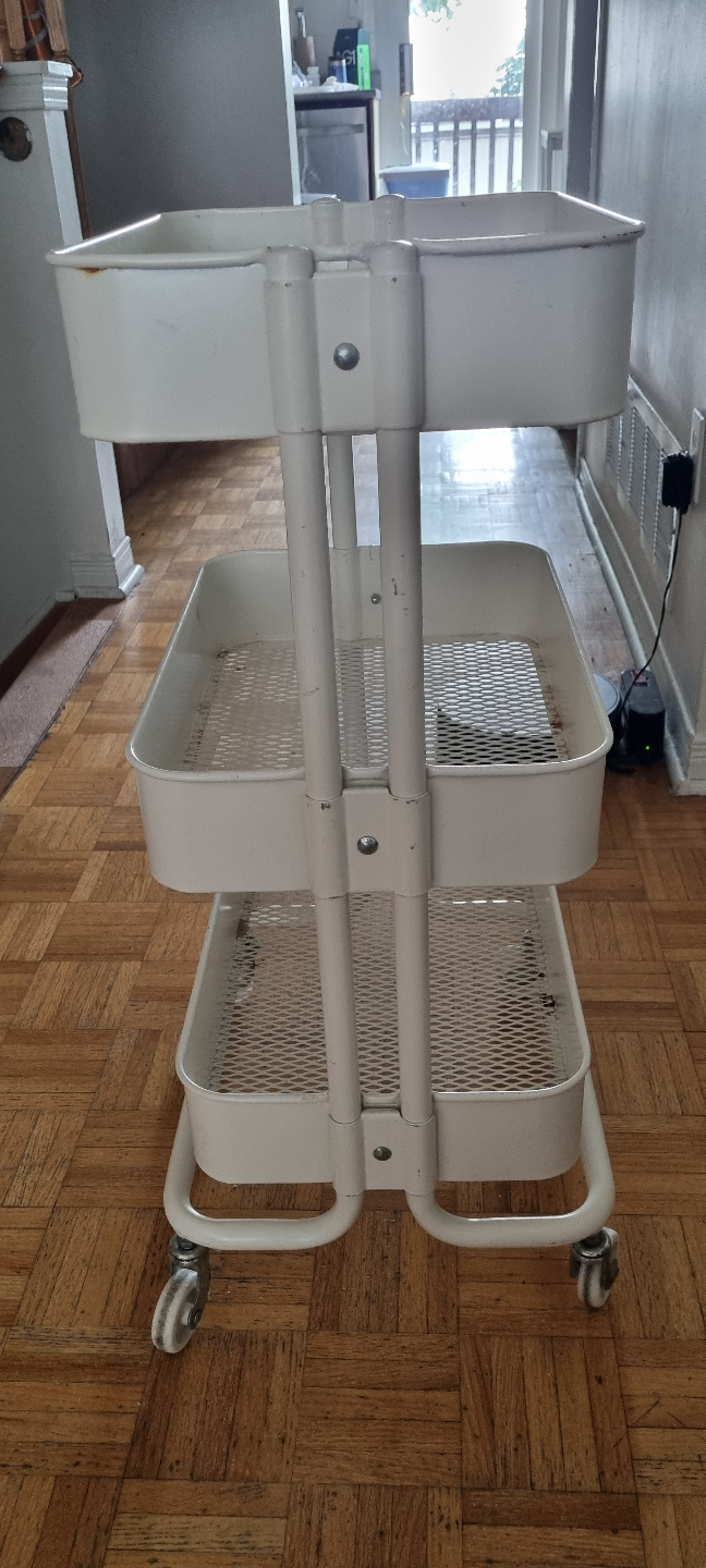 IKEA RÅSKOG 3-tier Utility Cart - White - photo 2