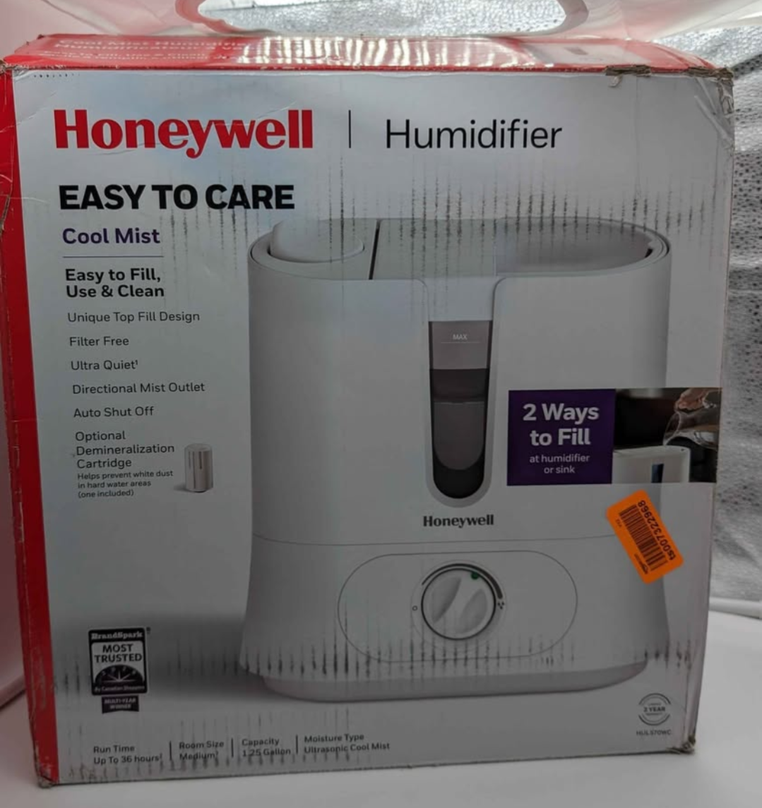 Honeywell Humidifier - Cool Mist Ultrasonic