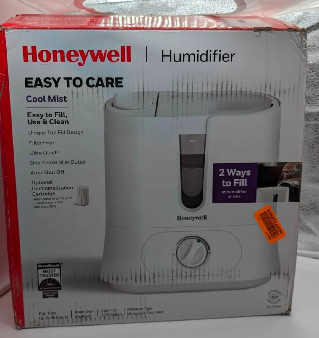 Honeywell Humidifier - Cool Mist Ultrasonic thumbnail