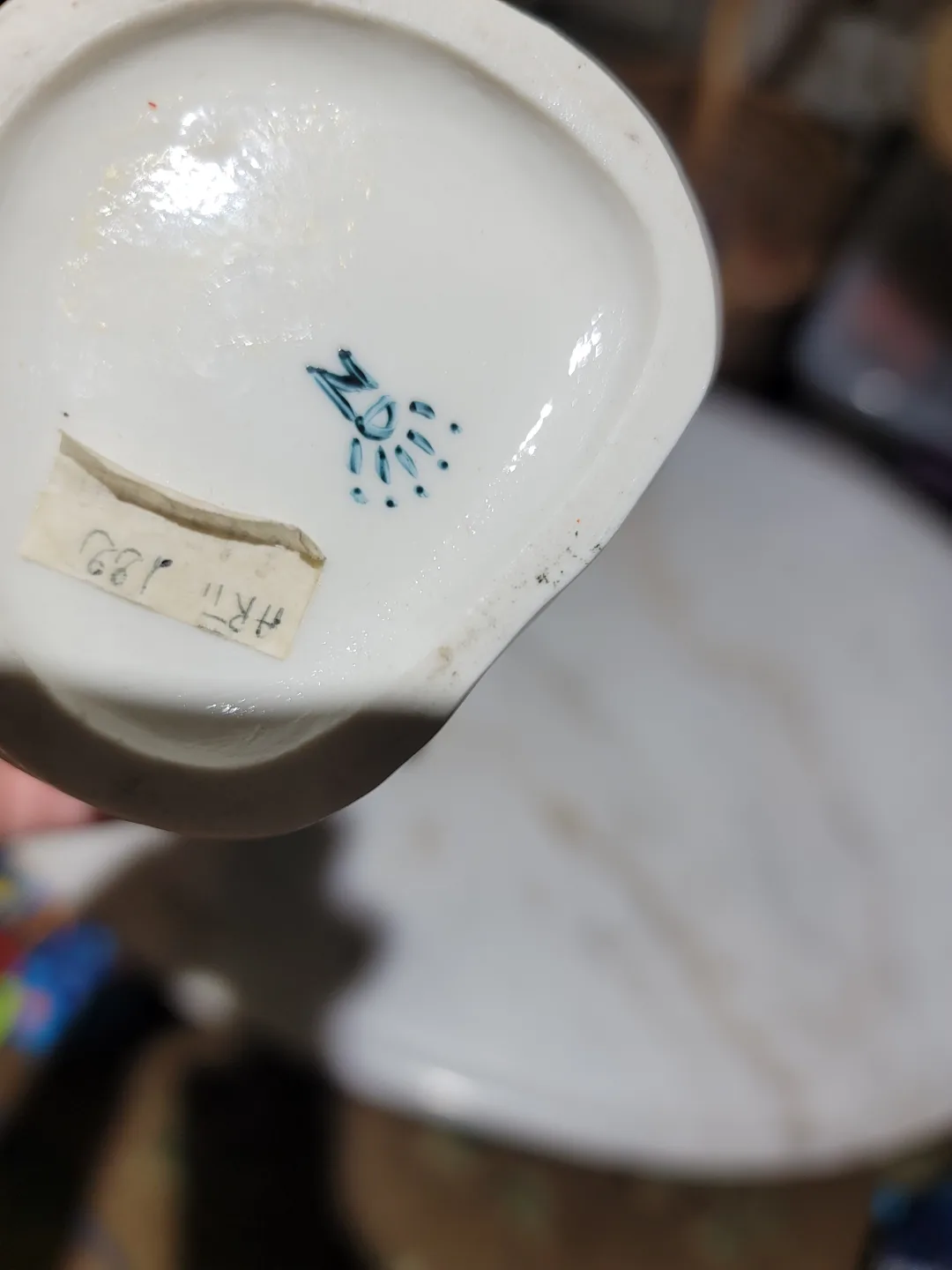 Vintage Porcelain Figurine of Man with Geese image indicator(3)