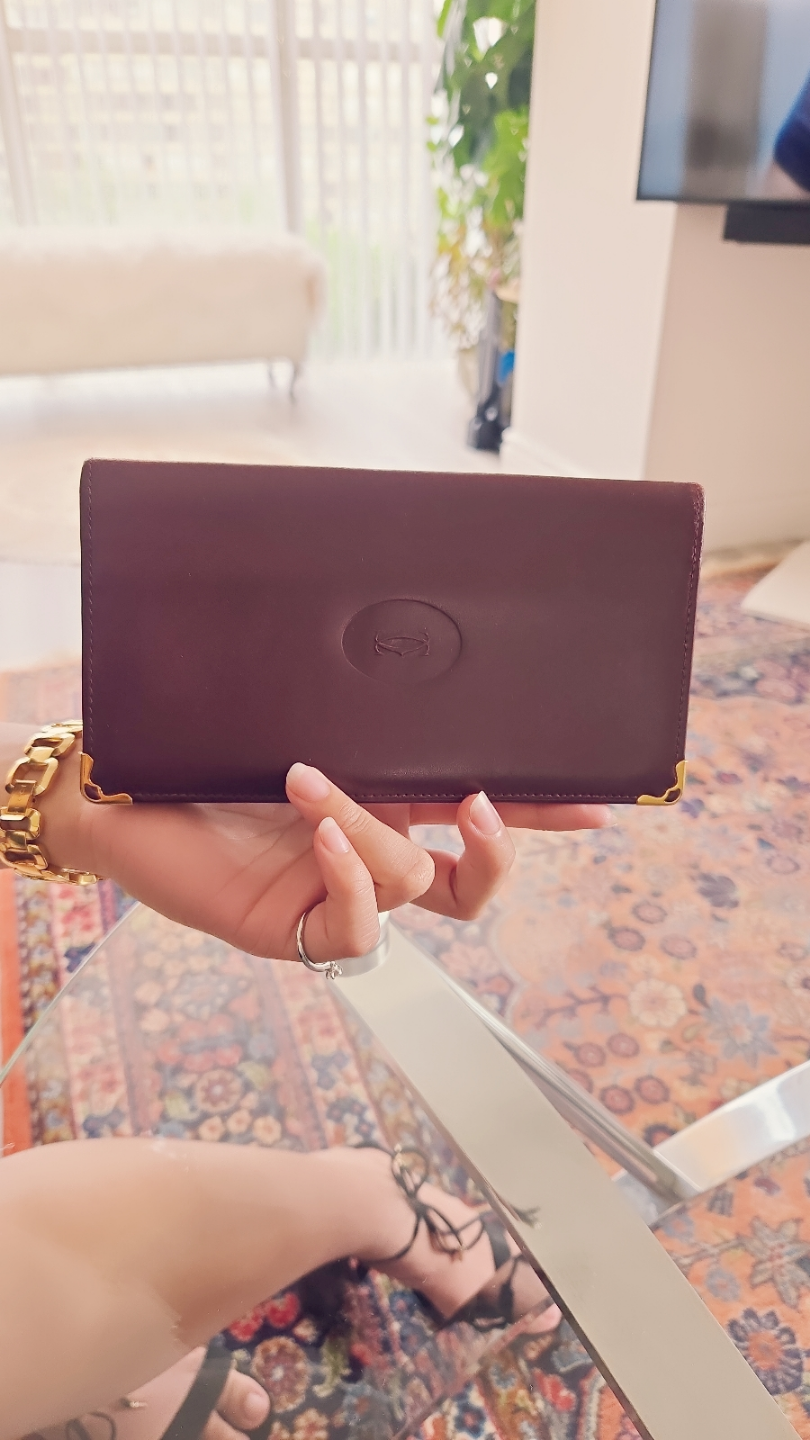 Vintage Cartier Leather Wallet