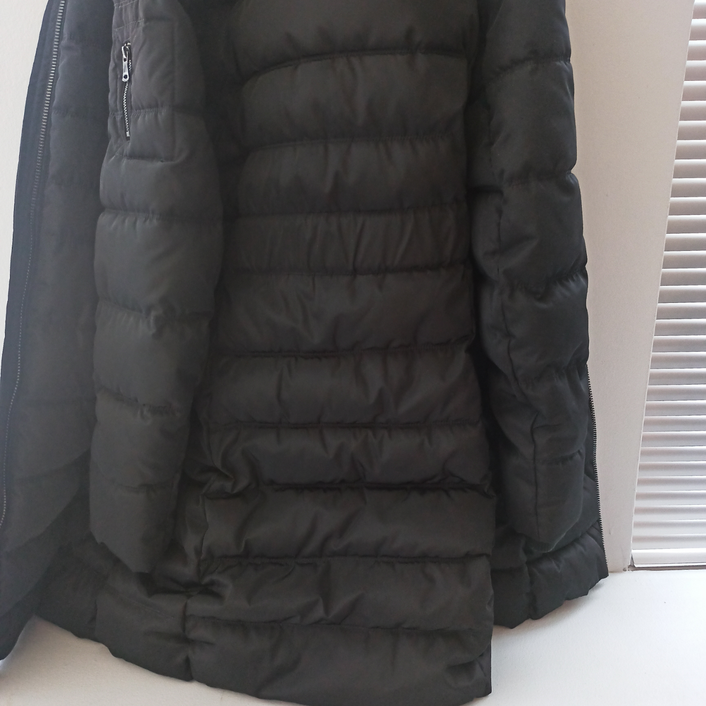 Calvin Klein Black Puffer Jacket with Hood - photo 2