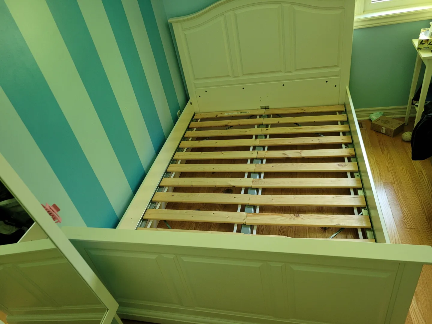 Full Size Bed Frame - White thumbnail