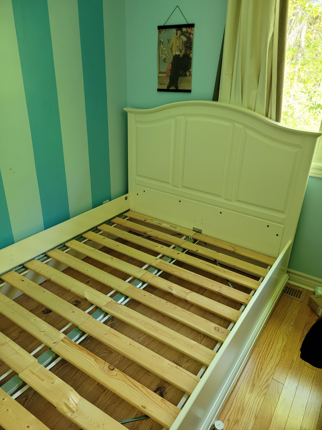Full Size Bed Frame - White - photo 3