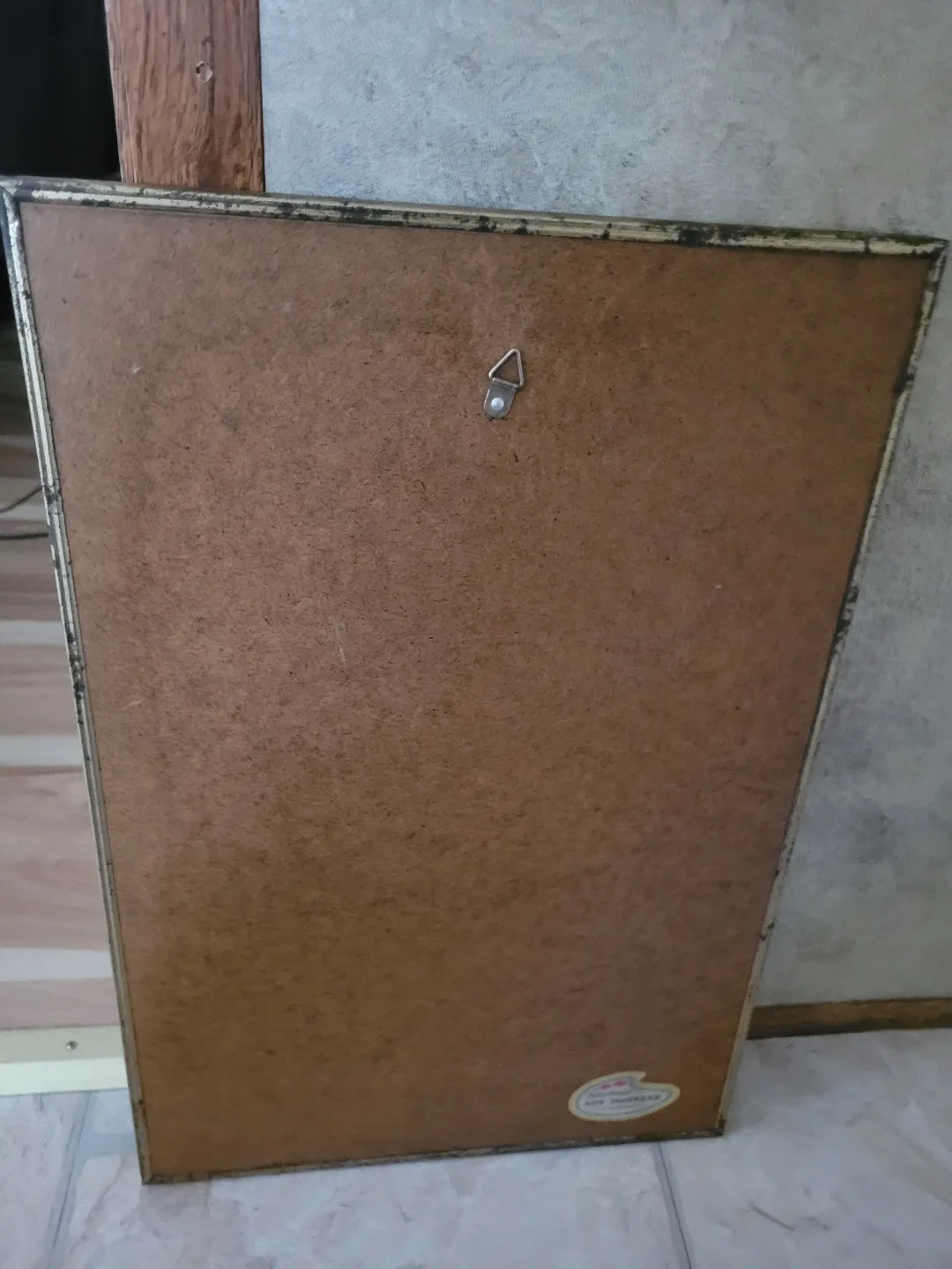 70s Art Nouveau (sara moon)framed mirror image indicator(2)