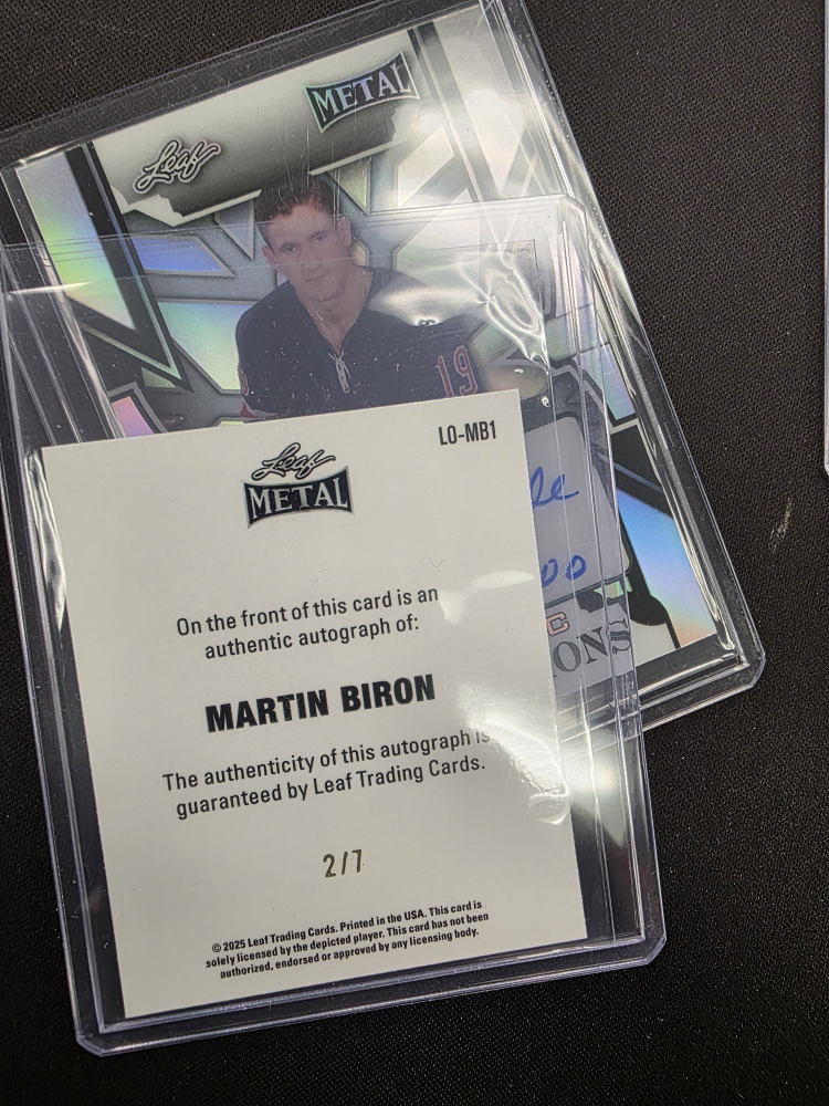 Martin Biron Autographed  #LO-MB1 2/7 - photo 2