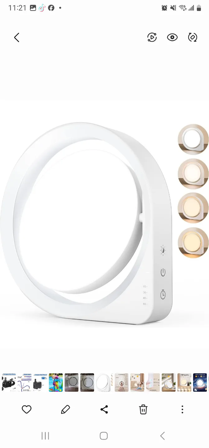 LED Desk Lamp with Adjustable Brightness and Colour Temperature