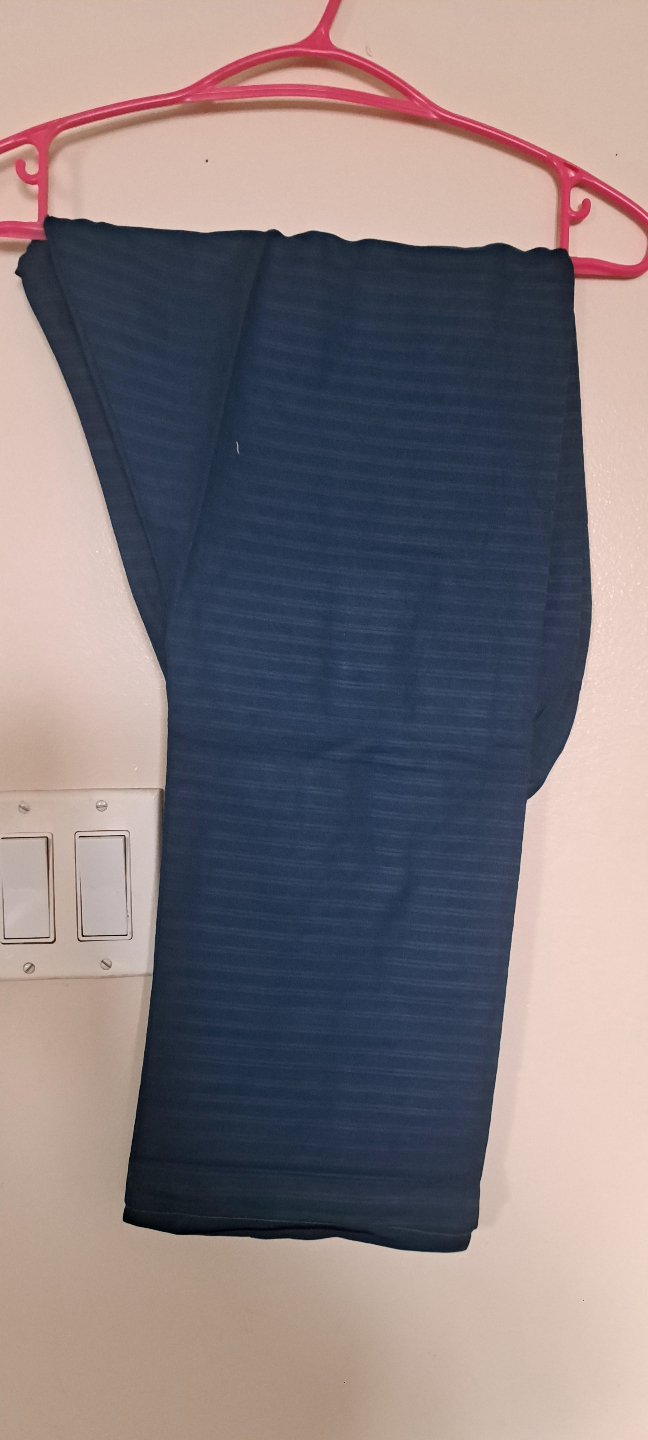 Teal embroidered women's tunic and pants - photo 2