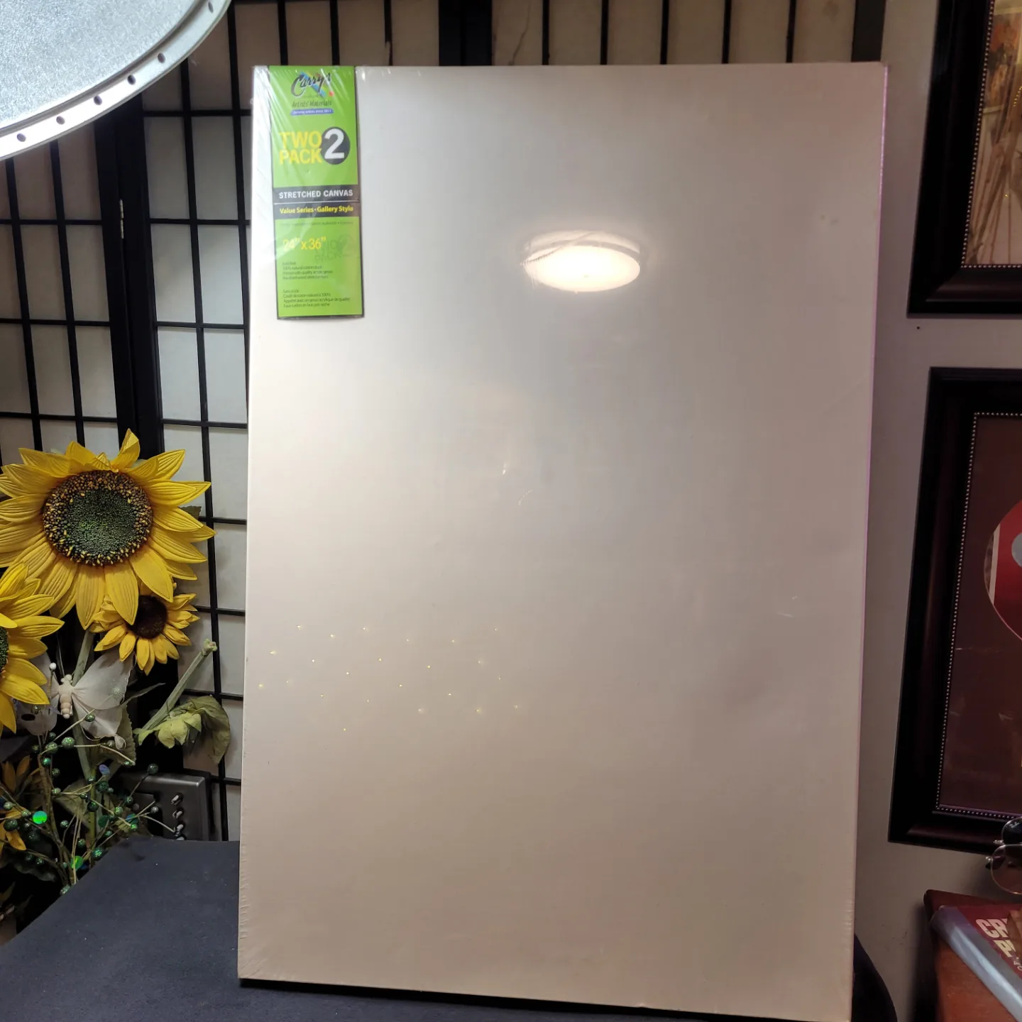 Curry's Artists' Materials Two Pack 24" x 36" Stretched Canvas thumbnail
