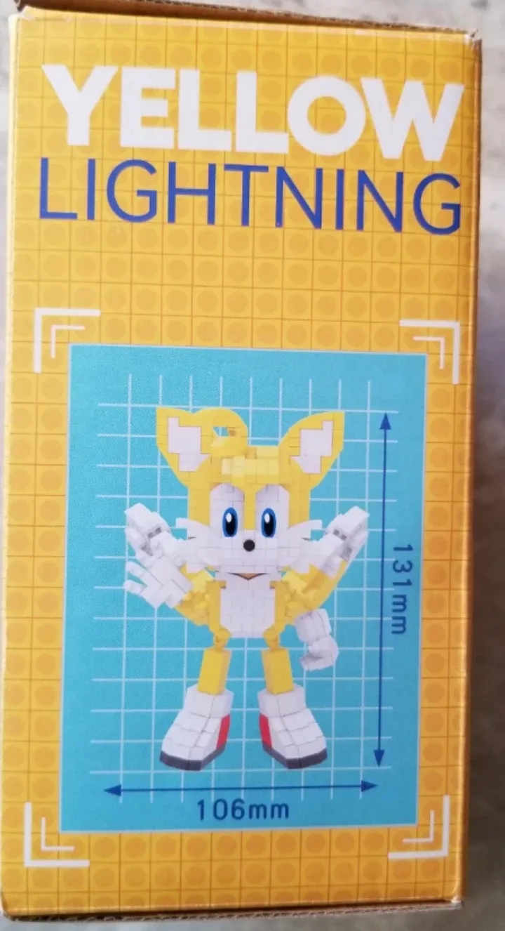 Yellow Lightning Tails Building Blocks 🧡 image indicator(3)