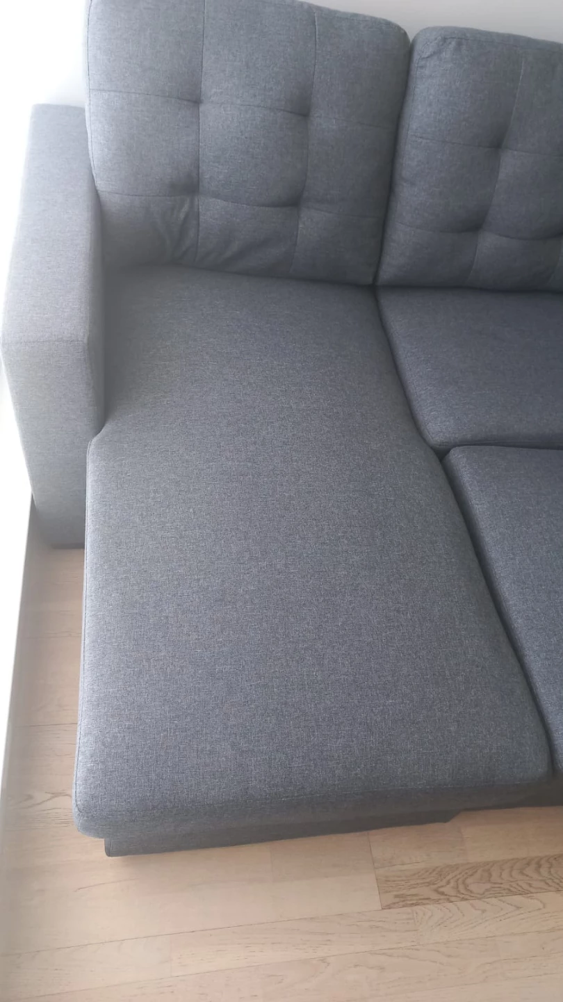 Sectional sofa bed in Dark Grey - photo 5
