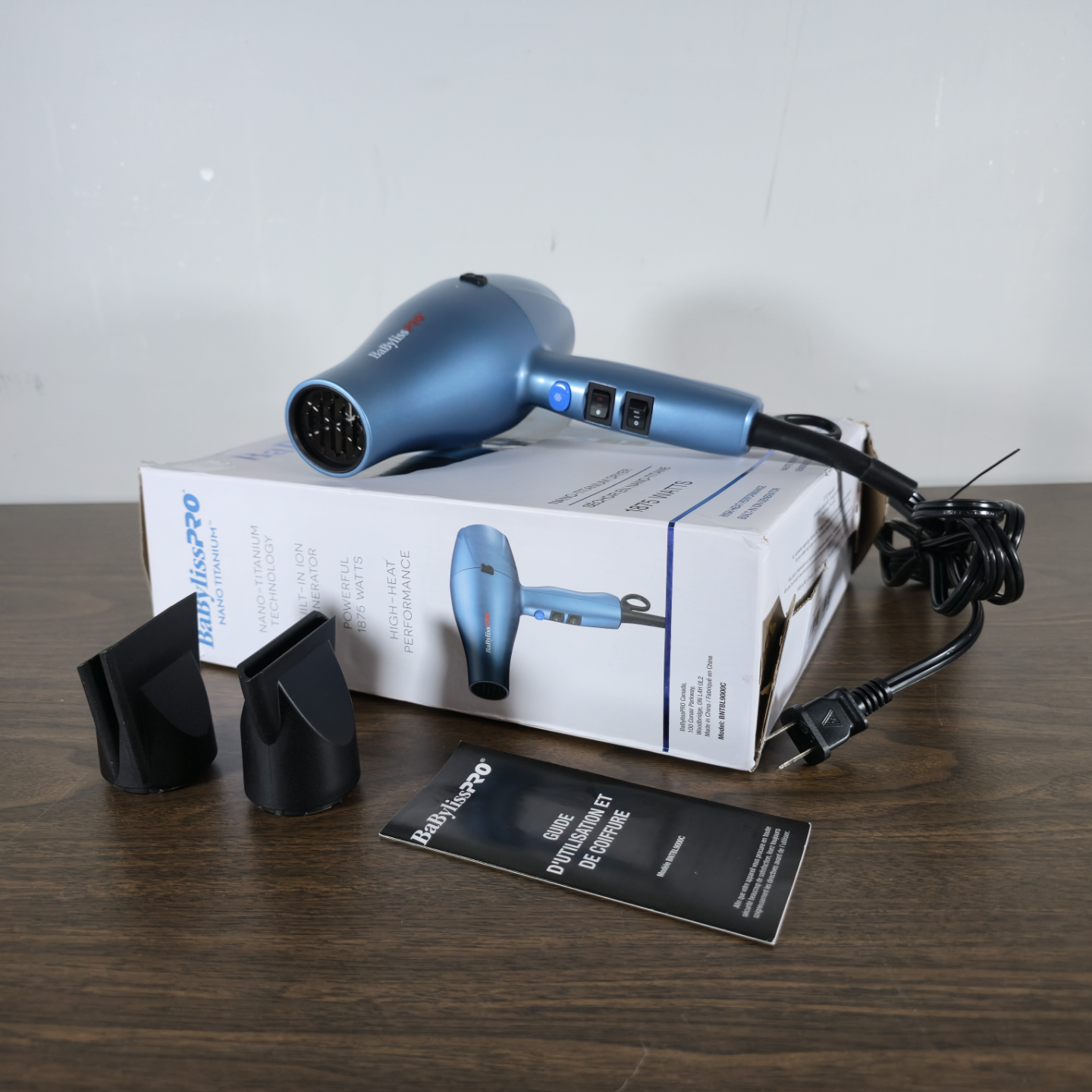 BaBylissPRO Nano Titanium High Power Hairdryer