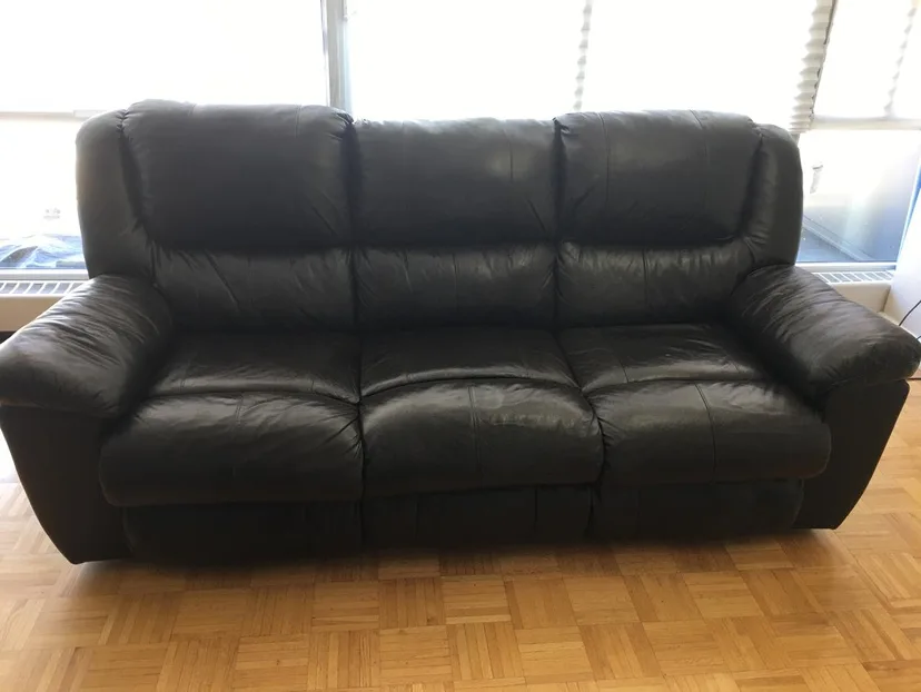 Reclining Leather Sofa thumbnail