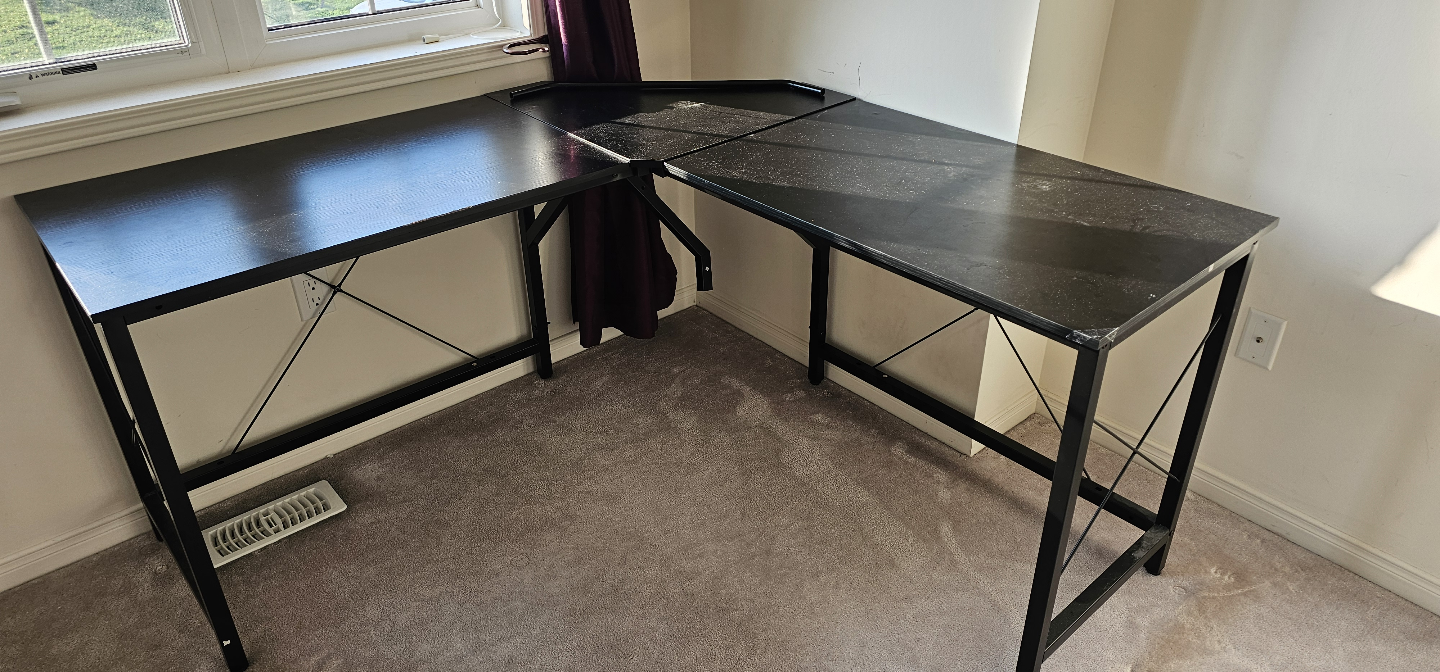 Corner Computer Desk - Black