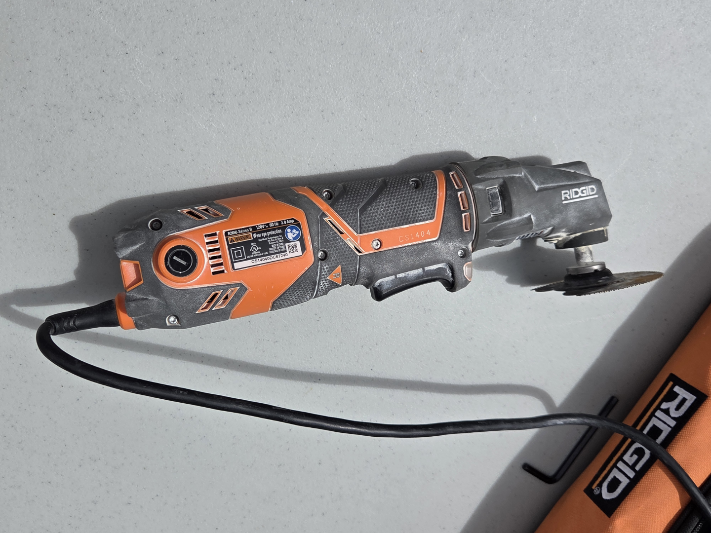 RIDGID Oscillating Multi-Tool - photo 4