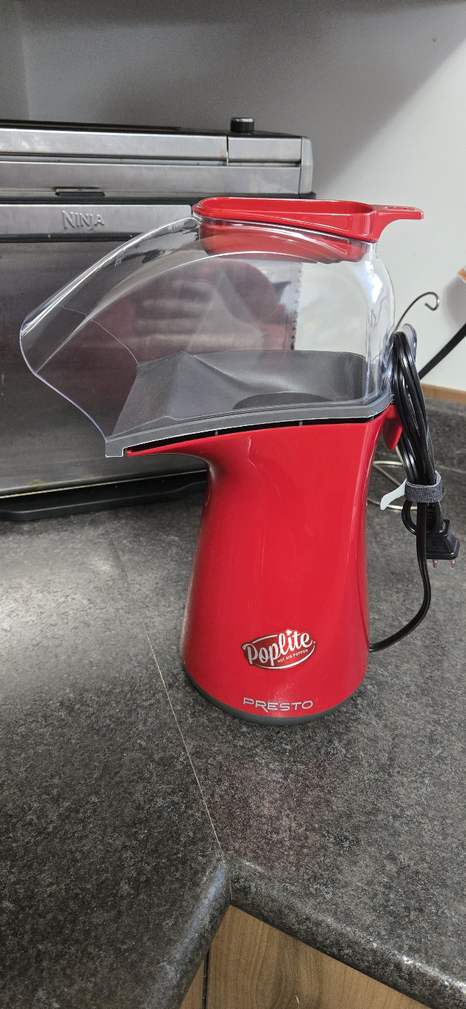 Poplite hot air popcorn popper