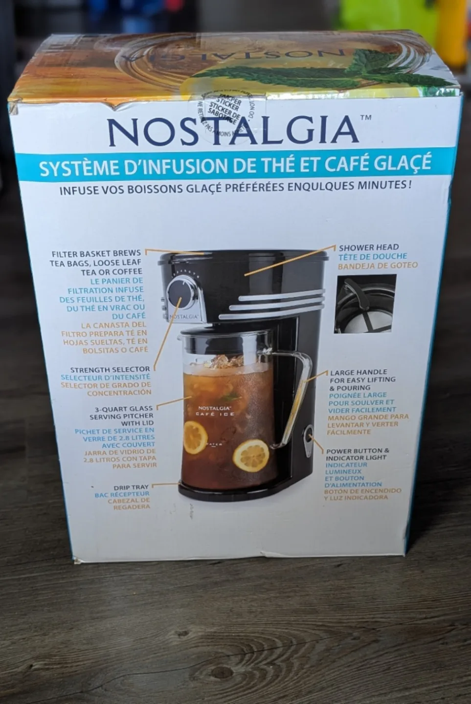 NEW IN BOX Iced Tea & Coffee Brewing System image indicator(3)
