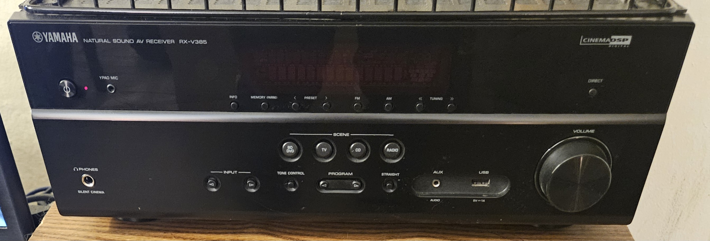 Yamaha RX-V385 Natural Sound AV Receiver