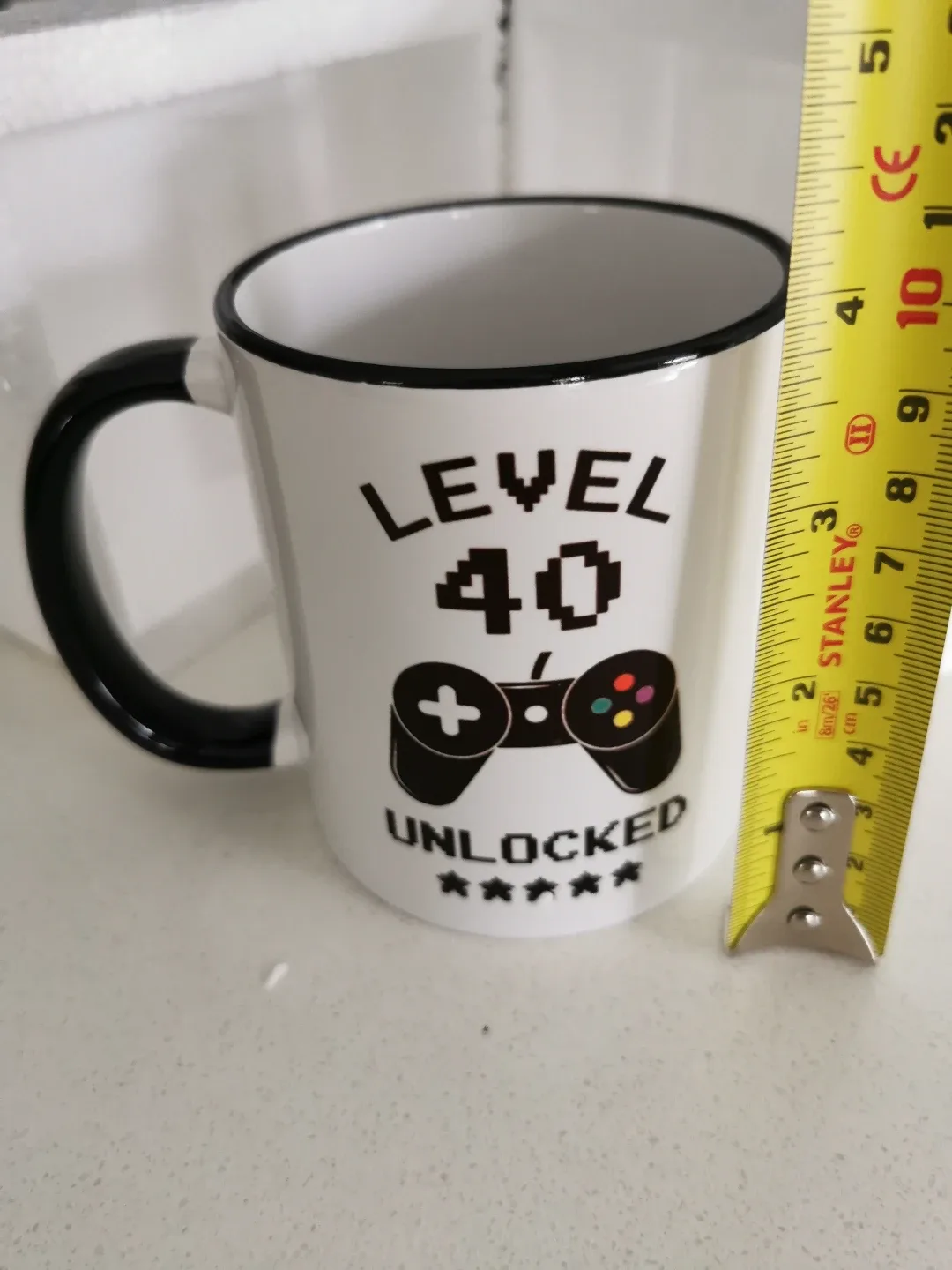 Level 40 Unlocked 40th Birthday Coffee Mug image indicator(5)
