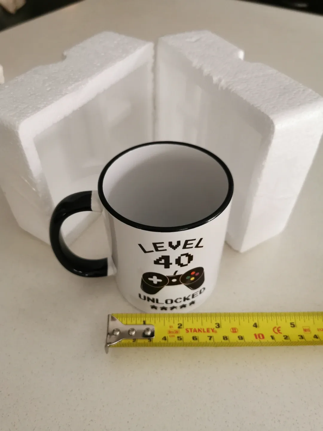 Level 40 Unlocked 40th Birthday Coffee Mug image indicator(6)