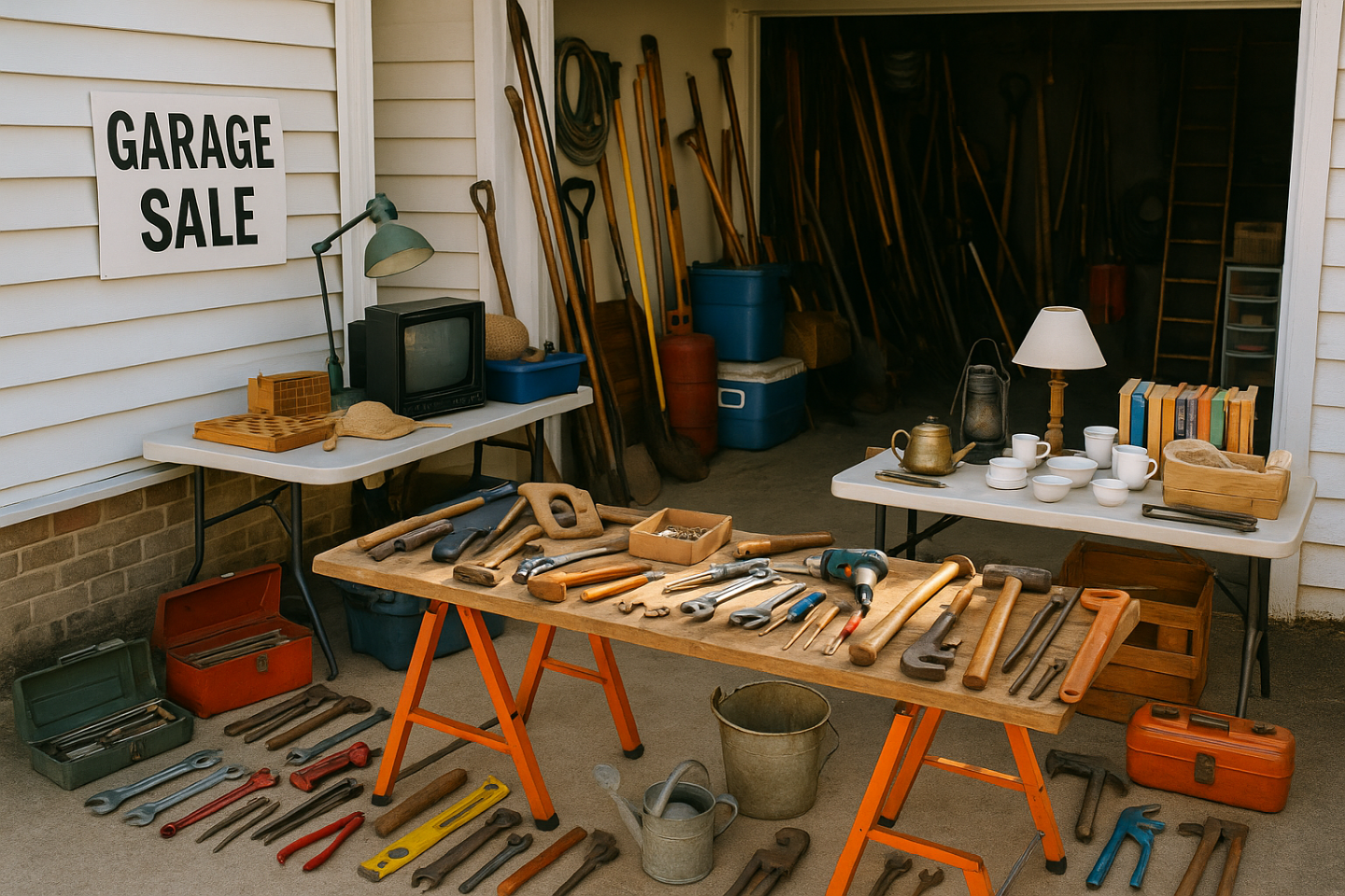 May 31st - Garage sale - 9am to 4 pm - NOW 50% OFF
