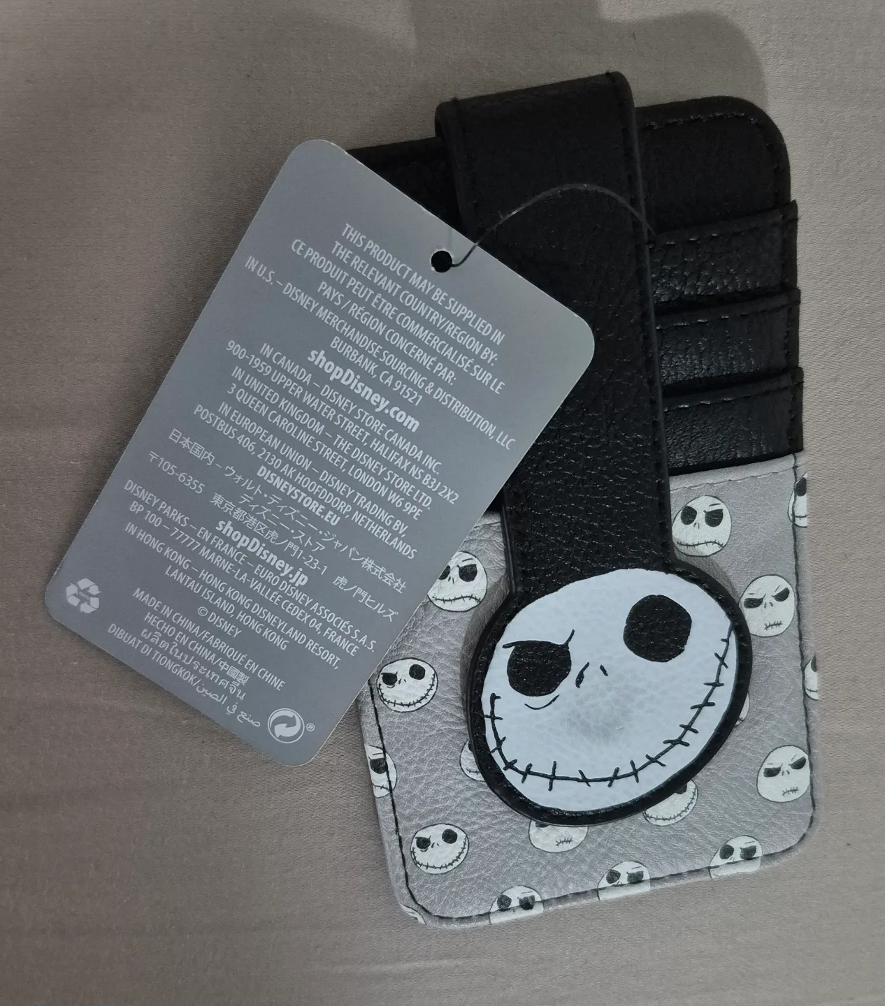 Nightmare Before Christmas Jack Skellington Card Holder Wallet 🧡 image indicator(2)