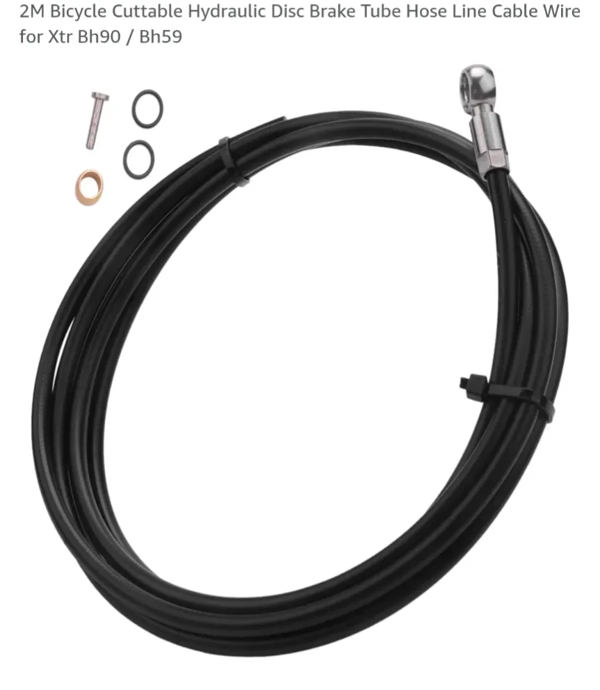 2m Cuttable Bicycle Hydraulic Disc Brake Cable thumbnail