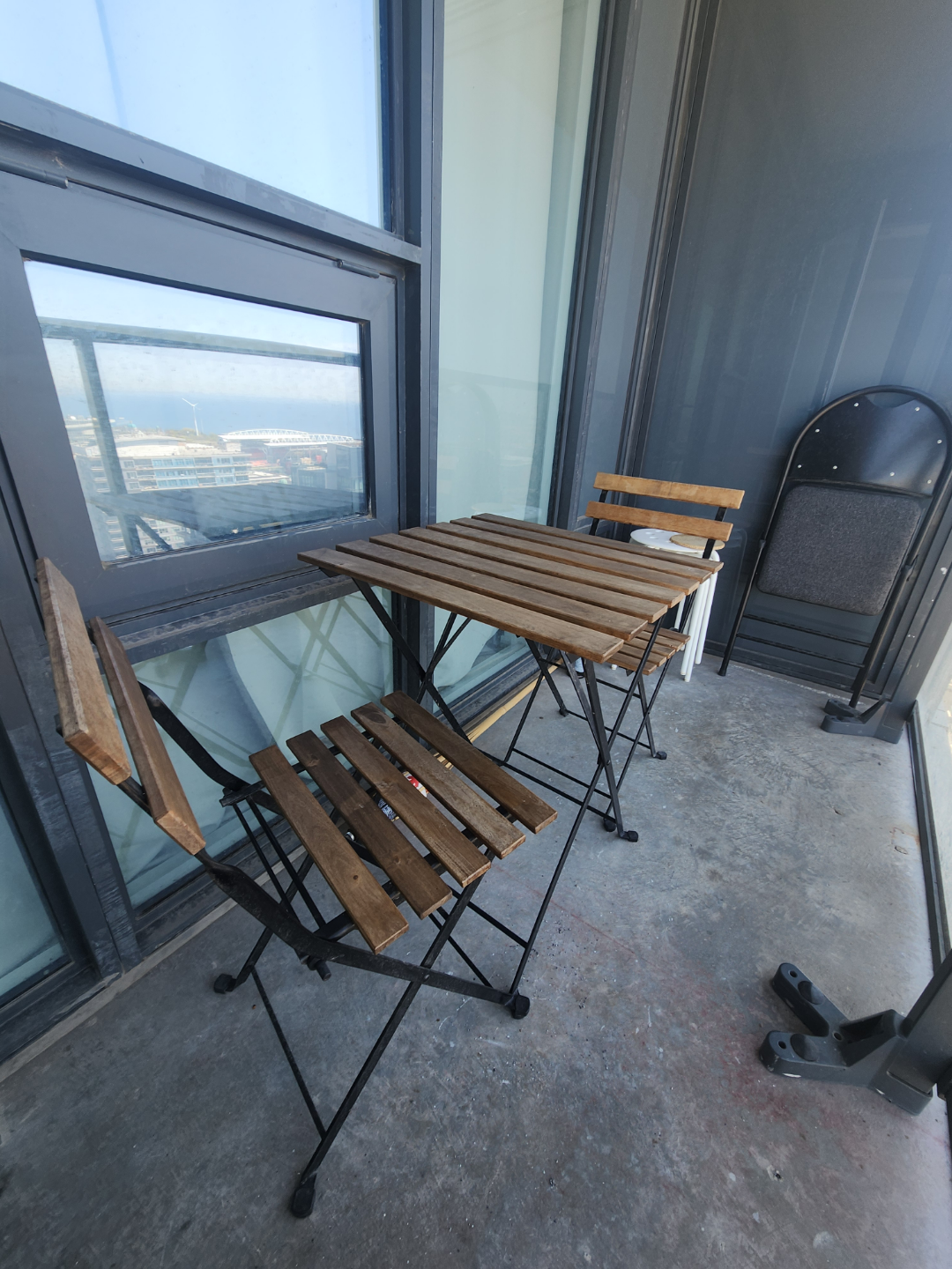 Foldable Bistro Set- IKEA TÄRNÖ Brown