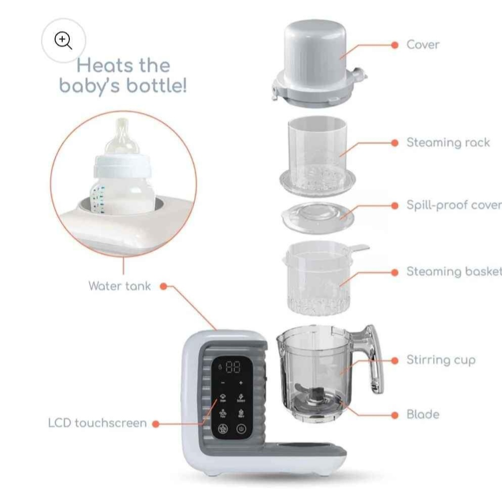 Children of Design 8-in-1 Baby Food Processor - Model 360XL - photo 3