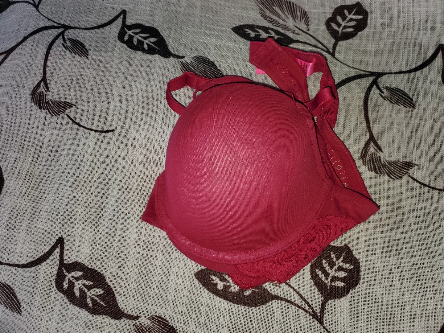 La Senza Lace Bra - 38B - Deep Rose Red image indicator(6)
