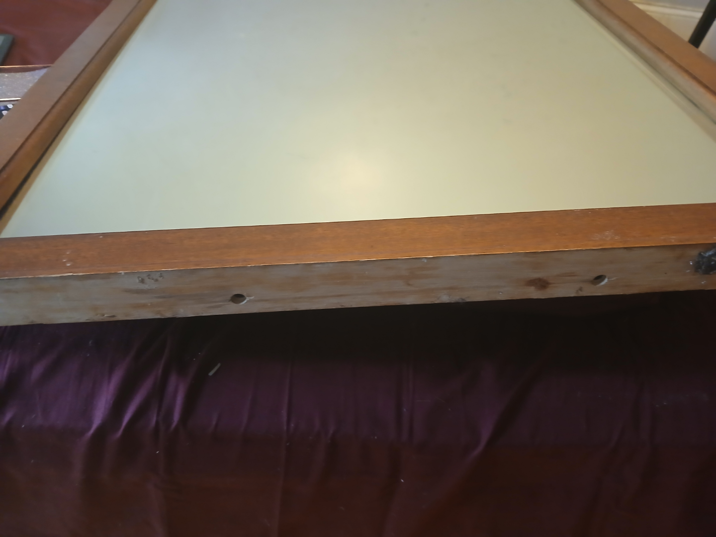 Vintage Wooden Framed Mirror