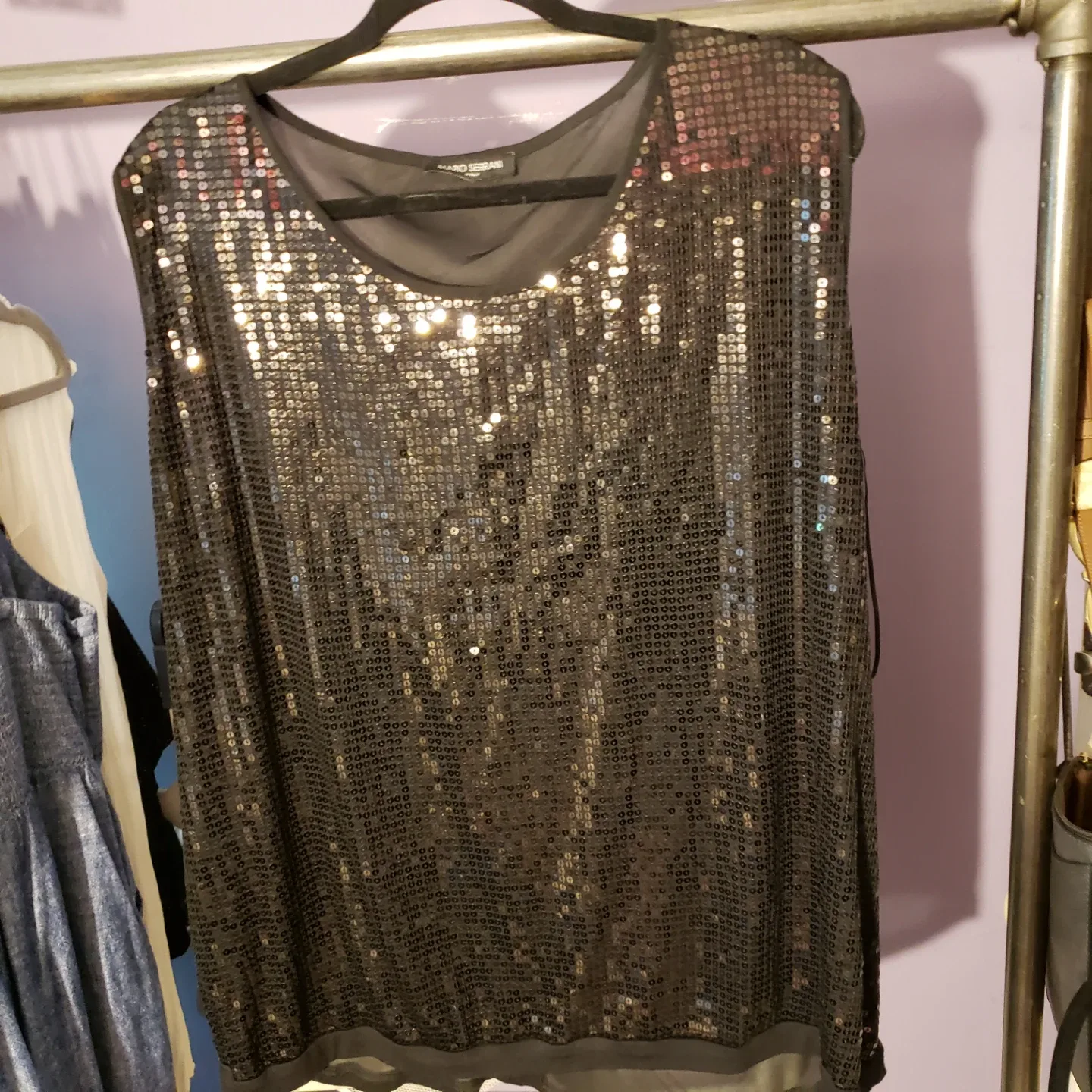 Mario Serrani Sequin Tank Top thumbnail