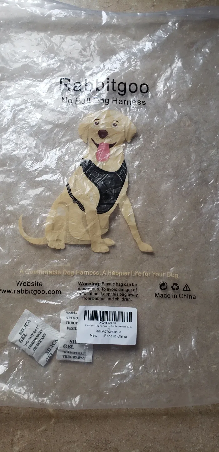 Rabbitgoo No Pull Dog Harness - Black image indicator(3)