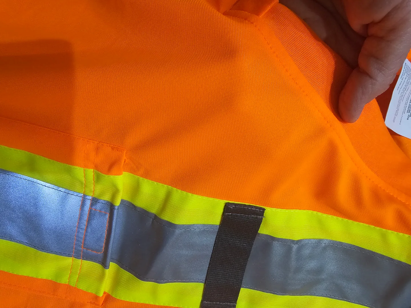 UNISEX HI-VIS SHIRT, ORANGĒ,POLYESTER image indicator(9)