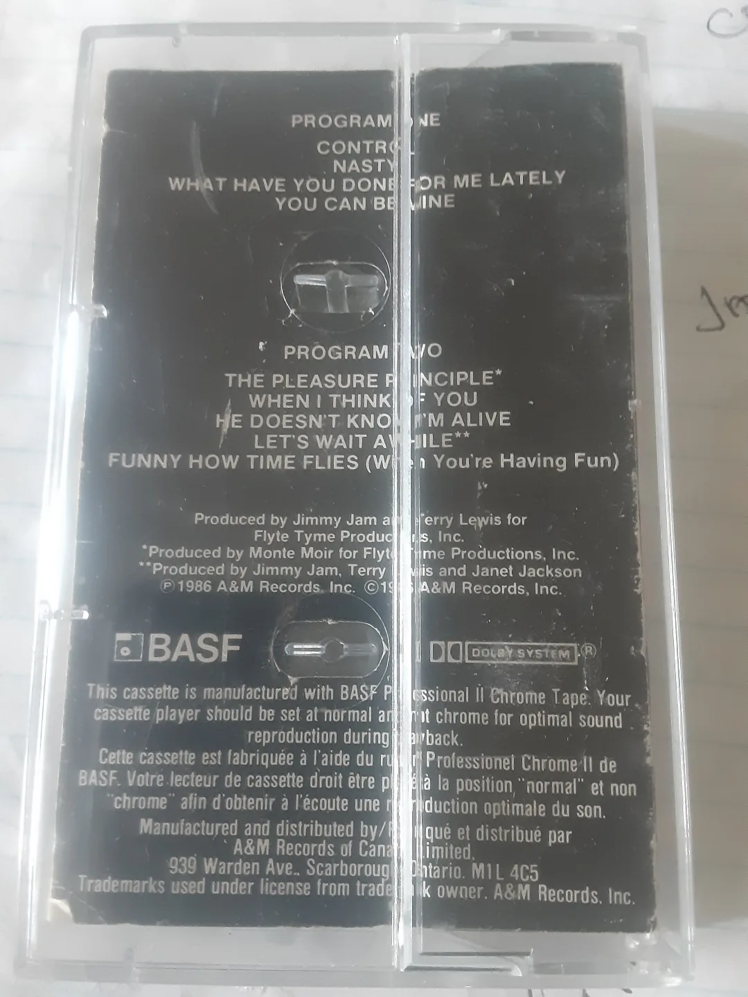 Janet Jackson - Control Cassette Tape image indicator(5)