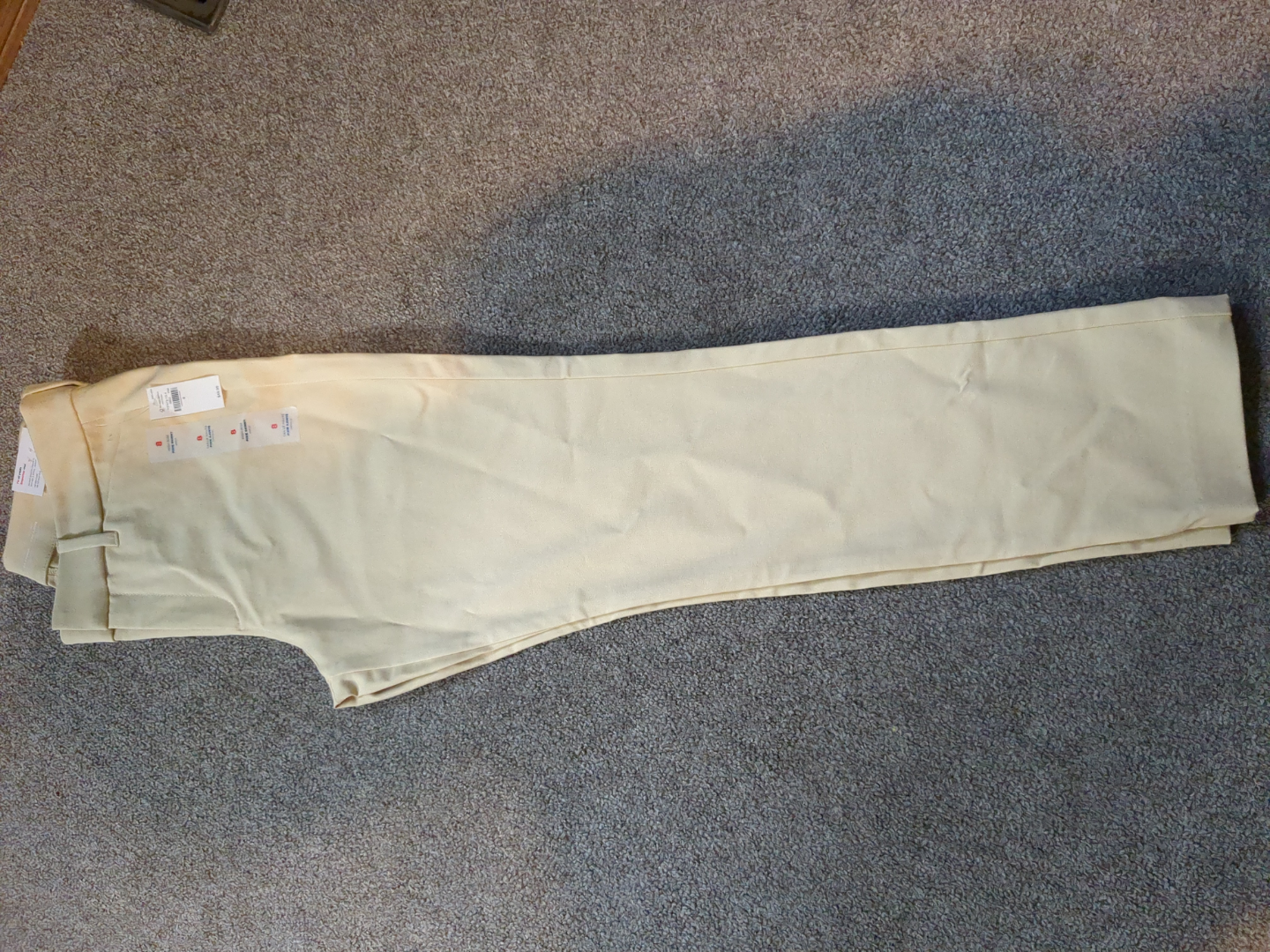 Dress Pants - Size 8 - Pale Yellow