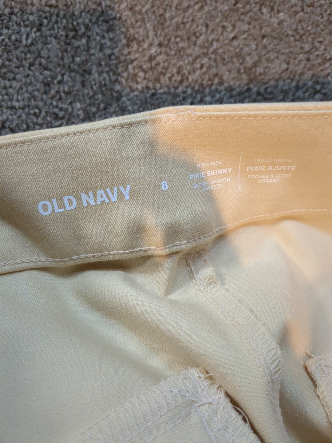 Dress Pants - Size 8 - Pale Yellow - photo 4