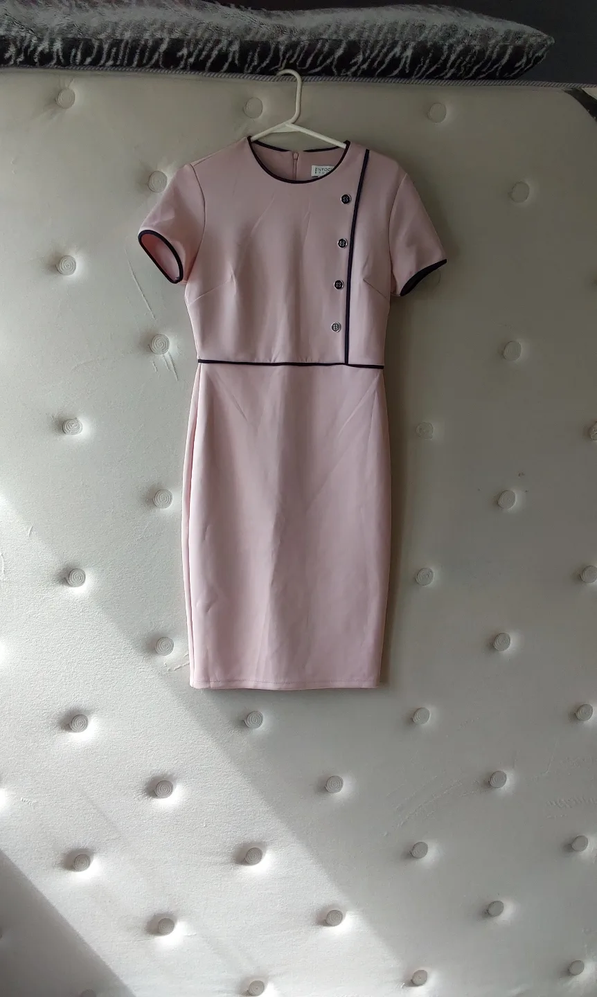 Enfocus Studio - Pink button detail dress thumbnail