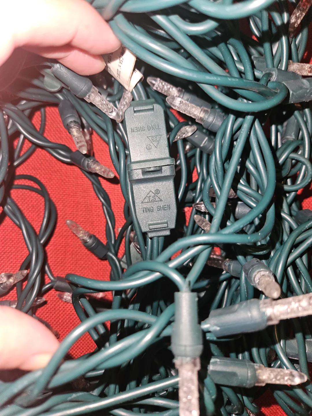 White LED Christmas String Lights #freecycle image indicator(3)