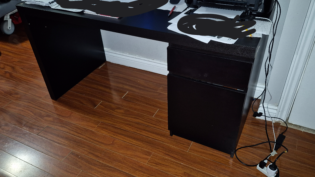 IKEA MICKE Desk - Black-Brown - photo 3