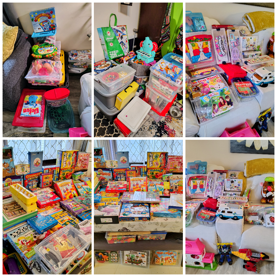 Huge Children's Toys and Games Lot